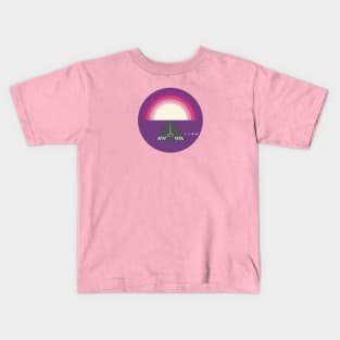 Sunset Landing Kids T-Shirt